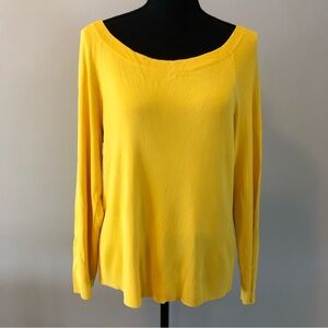 Women’s Vintage Talbots Collection Yellow pullover sweater size XL